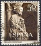 Spain 1953 Compostela Holy Year 50 CTS Brown Edifil 1130. Spain 1953 Edifil 1130 portico usado. Uploaded by susofe